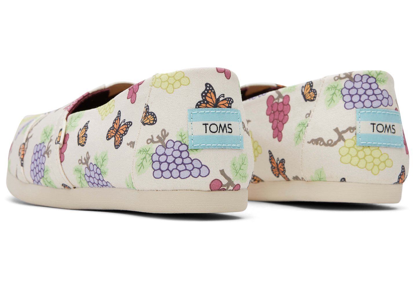 Toms Espadryle Damskie Beżowe - Alpargata Grapes - 72FJUKQYW